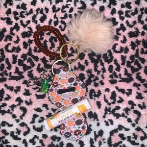 Girl Scout Cookie Chapstick Holder Keychain Set - Discounted Shipping